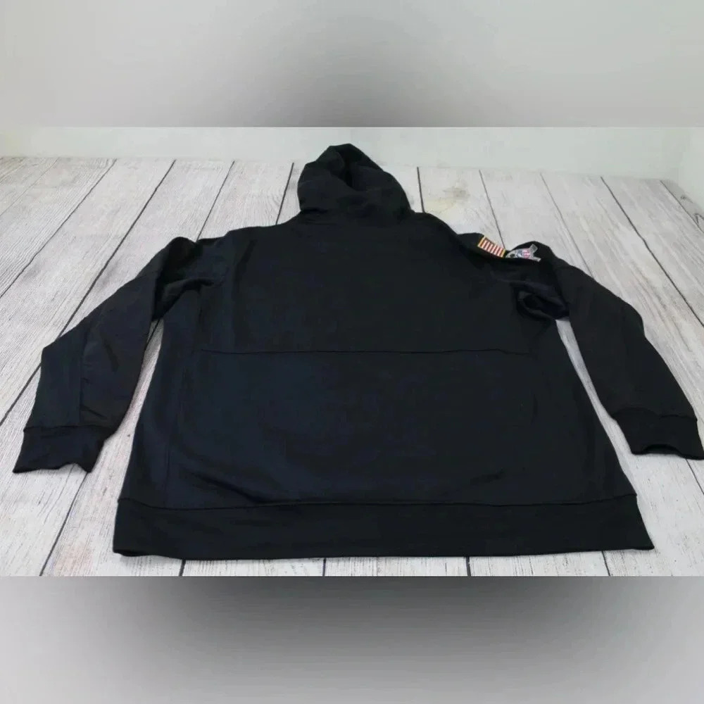 New England Patriots Authentic Nike NFL Salute to Service Hoodie Black Men's 3XL - Picture 8 of 9